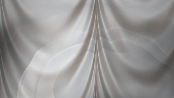 Abstrakt Grau Seide Vorhänge Hintergrund Schön Elegant Abbildung Grafik Design — Stockfoto
