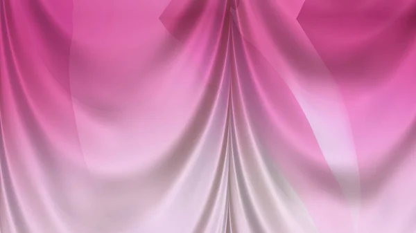 Astratto Rosa Seta Tenda Sfondo Texture Bella Elegante Illustrazione Grafica — Foto Stock