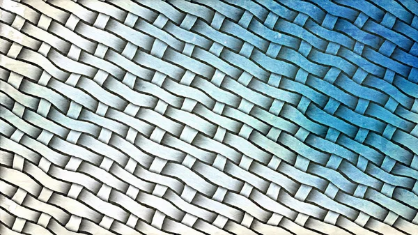 Blå Och Vit Korg Textur Bakgrund Vacker Elegant Illustration Grafisk — Stockfoto