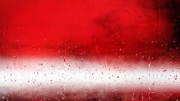Rode Witte Regen Water Druppels Achtergrond Mooie Elegante Illustratie Grafische — Stockfoto