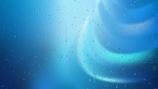 Kühles Wasser Tropfen Hintergrund Schön Elegant Illustration Grafik Design — Stockfoto