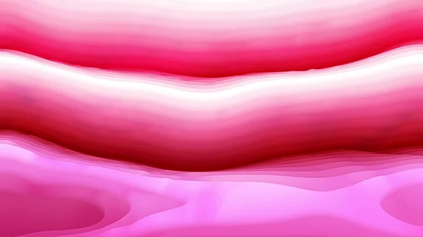 粉红色和白色曲率波纹纹理 美丽的优雅插图图形艺术设计 — 图库照片