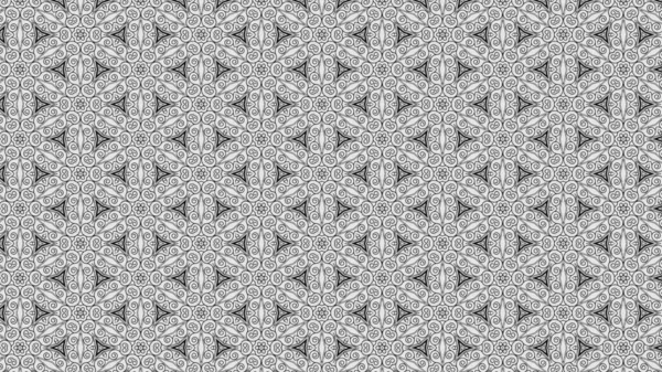 Gray Floral Geometric Pattern Background Template Beautiful Elegant Illustration Graphic — Stock Photo, Image