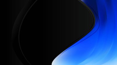 Soyut Siyah ve Mavi Dalga İş Arka Plan Güzel zarif İllüstrasyon grafik sanat tasarımı