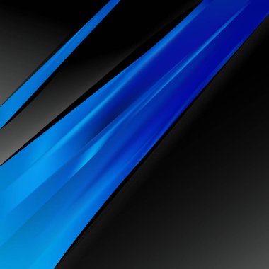 Soyut Siyah ve Mavi İş Arka Plan Güzel zarif İllüstrasyon grafik sanat tasarımı