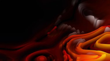 Cool Orange 3d Soyut Kavisli Çizgiler Arka Plan Güzel zarif İllüstrasyon grafik sanat tasarımı