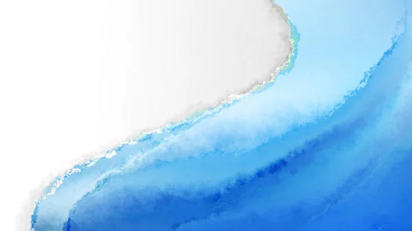 Blau Und Weiß Grunge Aquarell Hintergrund Schöne Elegante Illustration Grafik — Stockfoto