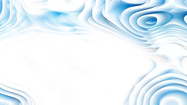 青と白の曲線テクスチャ美しいエレガントなイラストグラフィックアートデザイン — ストック写真