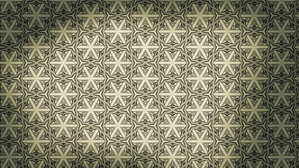 Brown Green Vintage Floral Ornament Background Pattern Template Beautiful Elegant — Stock Photo, Image