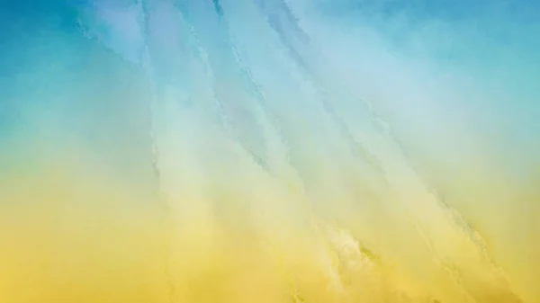 Синьо Жовта Акварельна Текстура Прекрасний Елегантний Ілюстраційний Графічний Дизайн — стокове фото