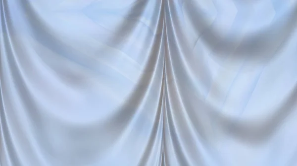 Абстрактный Голубой Шелковый Драпировочный Текстиль — стоковое фото