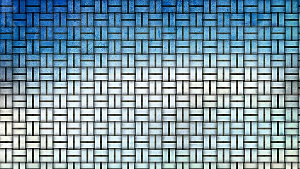 青と白の竹織り背景テクスチャ美しいエレガントなイラストグラフィックアートデザイン — ストック写真