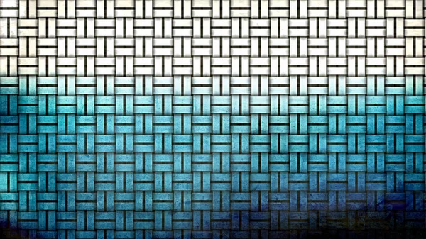 Blau Schwarz Und Weiß Gewebten Korb Textur Schöne Elegante Illustration — Stockfoto