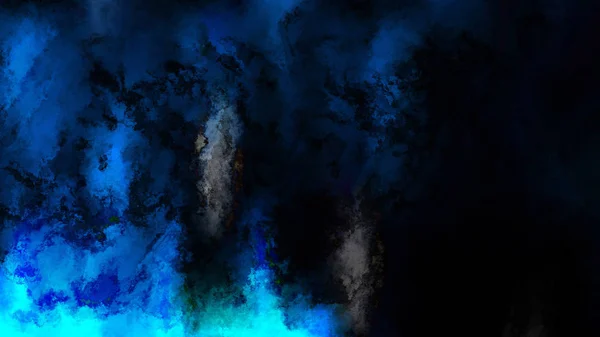 Fekete Kék Akvarell Grunge Textúra Háttér Gyönyörű Elegáns Illusztráció Grafikai — Stock Fotó