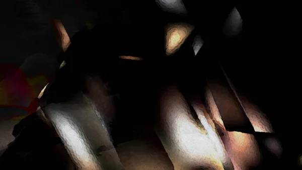 Czarno Brązowy Grunge Akwarela Tekstura Piękny Elegancki Ilustracja Graficzny Sztuka — Zdjęcie stockowe