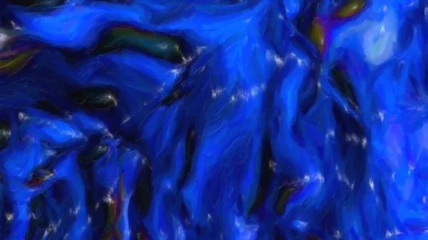 Czarno Niebieskie Malowanie Tekstura Tło Piękny Elegancki Ilustracja Grafika Sztuka — Zdjęcie stockowe