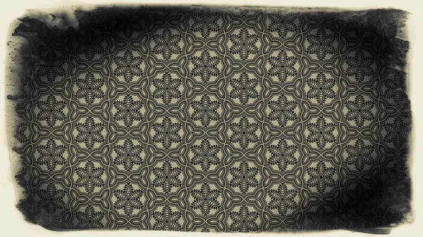 Черно Коричневый Цветочный Винтажный Узор Фон Изображение Красивый Элегантный Графический — стоковое фото