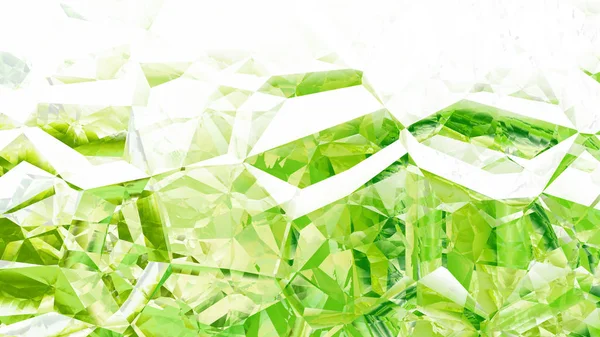 Abstract Green and White Crystal Background Image Beautiful elegant Illustration graphic art design