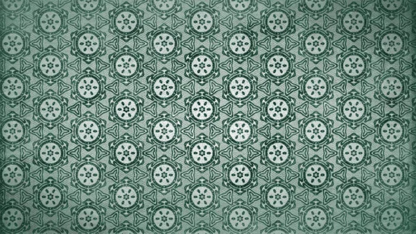 Zöld Vintage Dekoratív Dísz Háttérkép Pattern Gyönyörű Elegáns Illusztráció Grafikai — Stock Fotó