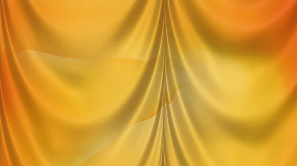 Abstract Orange Drapes Texture Background Beautiful Elegant Illustration Graphic Art — Stock Photo, Image