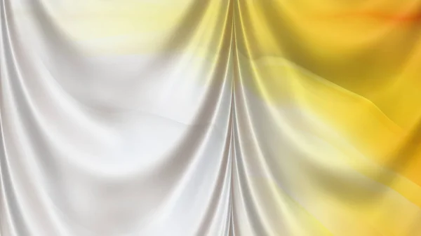 Аннотация Orange White Silk Curtain Background Texture Beautiful Elegant Illustration — стоковое фото