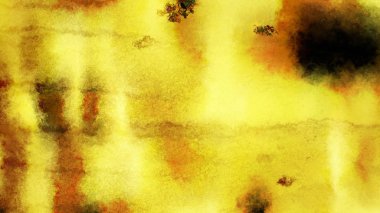 Turuncu ve Sarı Grunge Suluboya Doku Resim Güzel zarif İllüstrasyon grafik sanat tasarımı