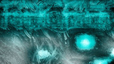 Soyut Siyah ve Turkuaz Cam Etkisi Boyama Arka Plan Güzel zarif İllüstrasyon grafik sanat tasarımı