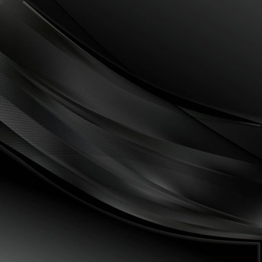 Soyut Black Wave İş Arka Plan Vektör Resim Güzel zarif İllüstrasyon grafik sanat tasarımı