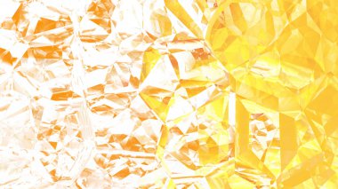 Turuncu ve Beyaz Kristal Arka Plan Güzel zarif İllüstrasyon grafik sanat tasarımı