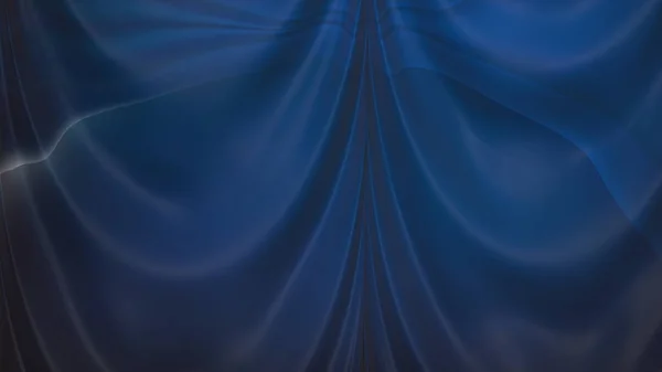 Abstrato Preto Azul Cortinas Cetim Fundo Bonito Elegante Ilustração Design — Fotografia de Stock