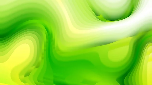 Аннотация Green Yellow Curvature Ripple Background Beautiful Elegant Illustration Graphic — стоковое фото