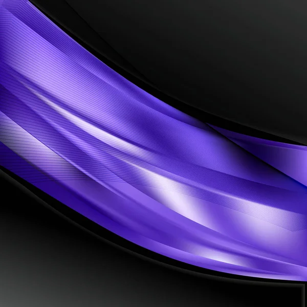 Абстрактний Фіолетовий Чорна Хвиля Бізнес Фон Векторне Зображення Красивий Елегантний — стокове фото