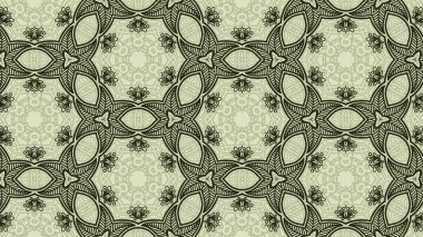 Yeşil Vintage Çiçek Süs Arka Plan Desen Şablon Güzel zarif İllüstrasyon grafik sanat tasarımı
