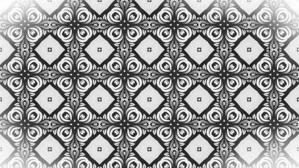 Schwarz Weiß Dekorative Tapete Schöne Elegante Illustration Grafik Design — Stockfoto