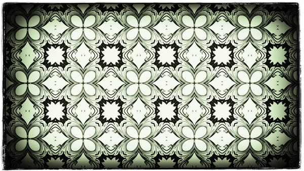 Vintage Blommönster Tapet Vacker Elegant Illustration Grafisk Konst Design — Stockfoto