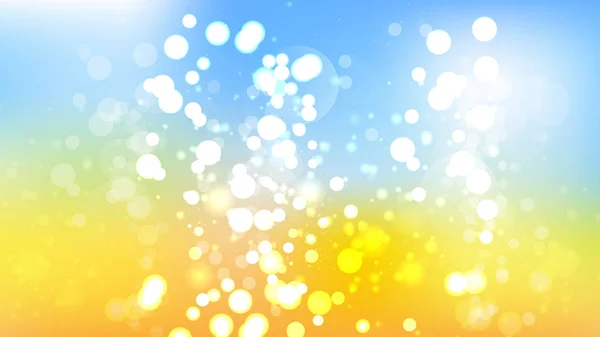 Abstrakte Blau Gelb Und Weiß Verwischen Lichter Hintergrund Schön Elegant — Stockfoto