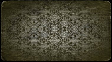 Yeşil ve Siyah Çiçek Vintage Desen Arka Plan Resim Güzel zarif İllüstrasyon grafik sanat tasarımı