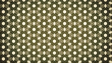 Yeşil ve Bej Vintage Çiçek Desen Arka Plan Güzel zarif İllüstrasyon grafik sanat tasarımı