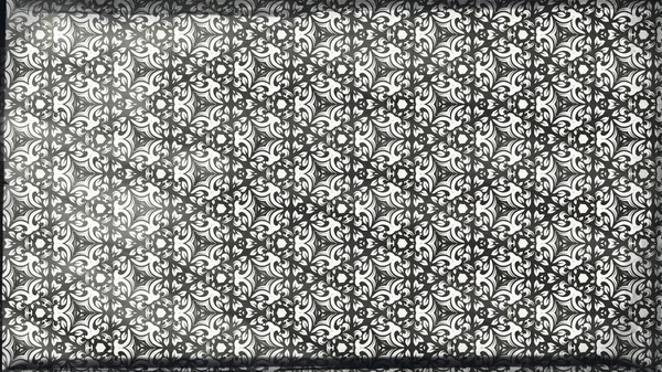 Black and White Vintage Flower Wallpaper Pattern Beautiful elegant Illustration graphic art design