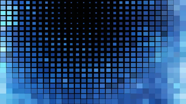 Abstrato Preto Azul Quadrado Pixel Mosaico Fundo Bonito Elegante Ilustração — Fotografia de Stock