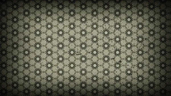 ダークブラウン ヴィンテージ フローラル パターン テクスチャ テンプレート 美しいエレガントなイラストグラフィック アート デザイン — ストック写真