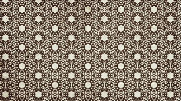 Braun Vintage Dekorativ Ornament Tapete Muster Schön Elegant Illustration Grafik — Stockfoto