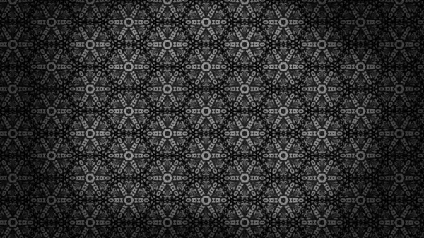 Черный Винтажный Цветочный Узор Текстура Фона Шаблон Красивый Элегантный Графический — стоковое фото