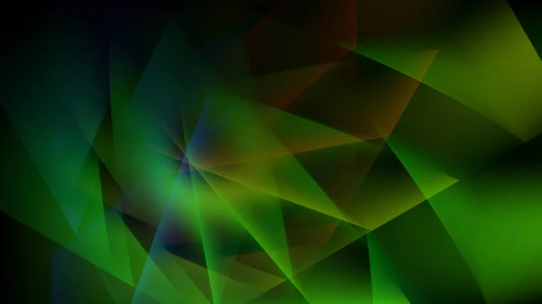 Fondo Fractal Verde Negro Hermoso Elegante Diseño Arte Gráfico Ilustración —  Fotos de Stock