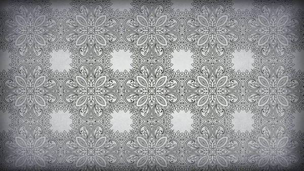 Dark Grey Vintage Ornament Wallpaper Pattern Design Template Beautiful Elegant — Stock Photo, Image