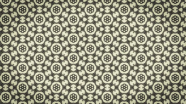 Brown Vintage Floral Pattern Background Beautiful Elegant Illustration Graphic Art — Stock Photo, Image