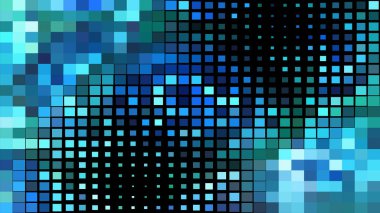 Soyut Siyah ve Mavi Kare Mozaik Arka Plan Tasarım Güzel zarif İllüstrasyon grafik sanat tasarımı