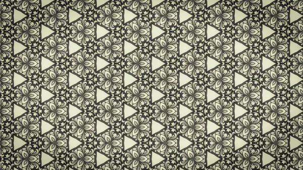 Vintage Floral Ornamento Padrão Papel Parede Imagem Bonito Elegante Ilustração — Fotografia de Stock