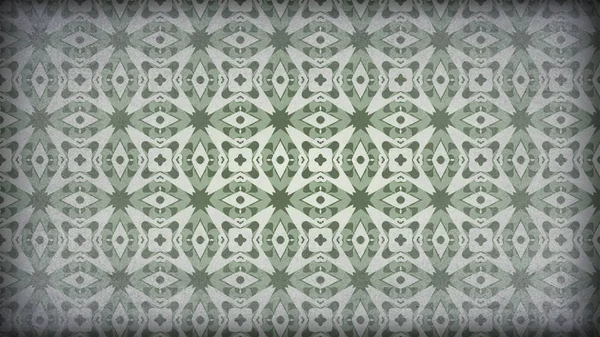 Verde Gri Vintage Floral Ornament Wallpaper Model Grafic Frumos Elegant — Fotografie, imagine de stoc