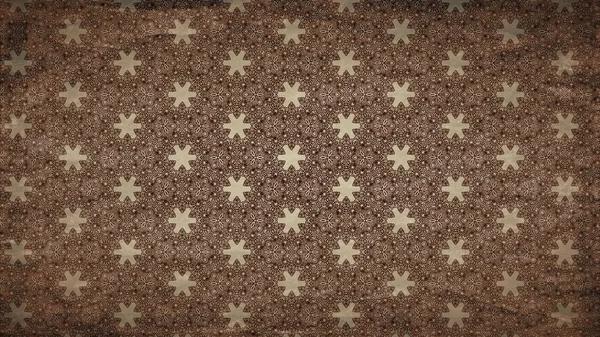 Dark Brown Vintage Flower Háttér Pattern Gyönyörű Elegáns Illusztráció Grafikai — Stock Fotó